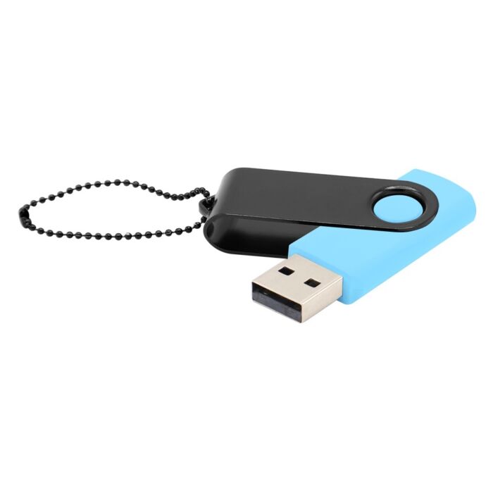 Флешка Designer To Go 2.0 USB 16Gb, голубой/черный