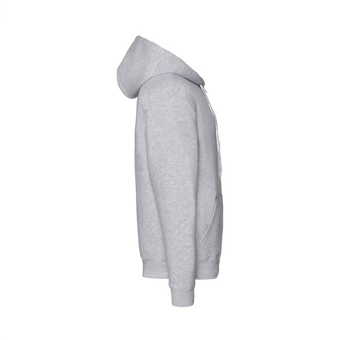 Толстовка PREMIUM HOODED SWEAT JACKET 260, серый меланж