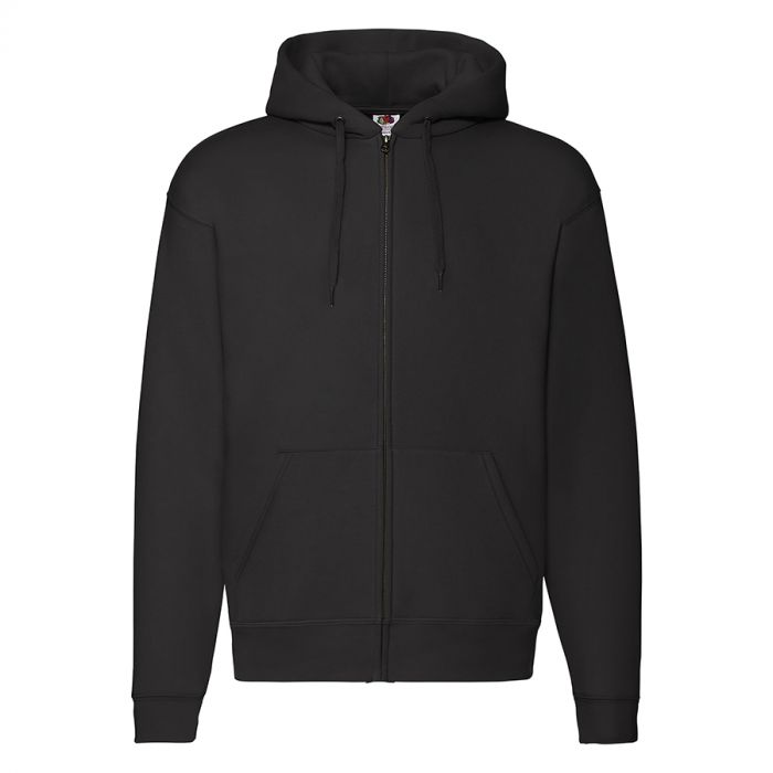 Толстовка PREMIUM HOODED SWEAT JACKET 260, черный