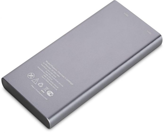 Внешний аккумулятор Accesstyle CHARCOAL II (10000 mAh), серебристый