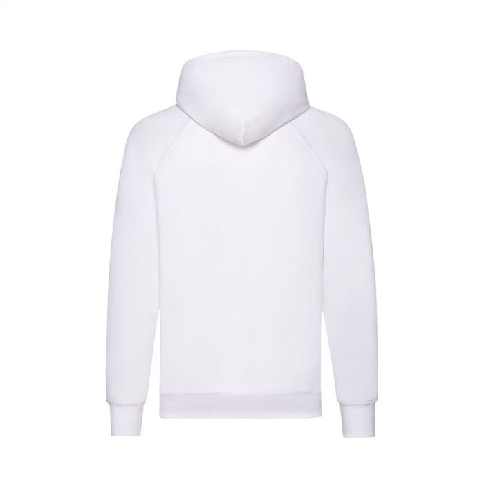 Толстовка без начеса LIGHTWEIGHT HOODED SWEAT 240, белый