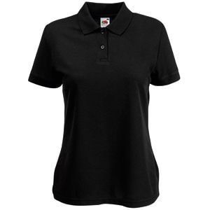 Поло женское 65/35 POLO LADY-FIT 170, черный