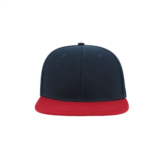 Бейсболка SNAP BACK, синий, красный