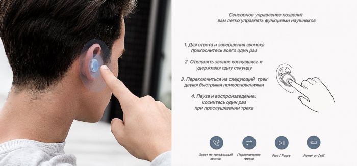 Портативная колонка JBL GO, синий