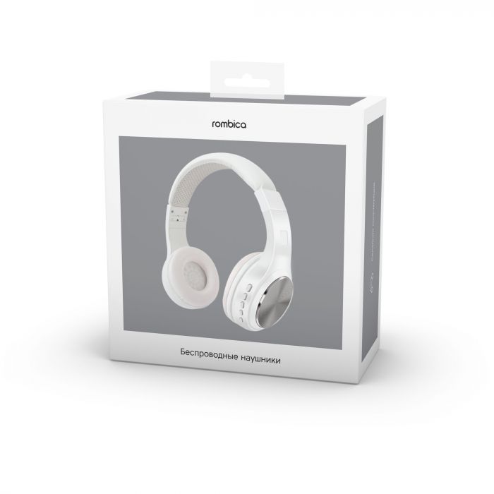 Наушники беспроводные Rombica Mysound BH-06, белый