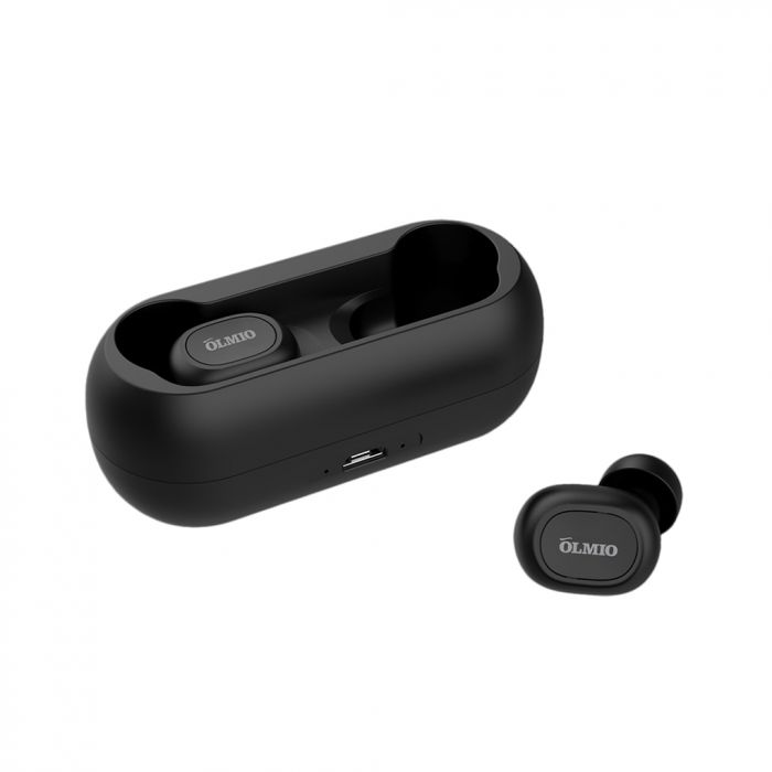 Наушники True Wireless Olmio TWE-02, черный