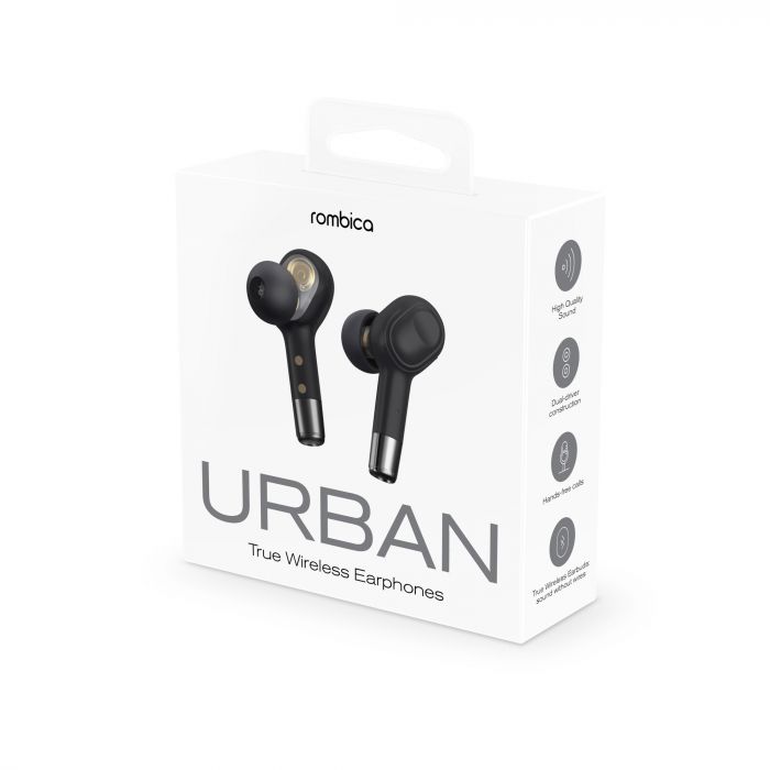 Наушники True Wireless Rombica Mysound Urban, черный