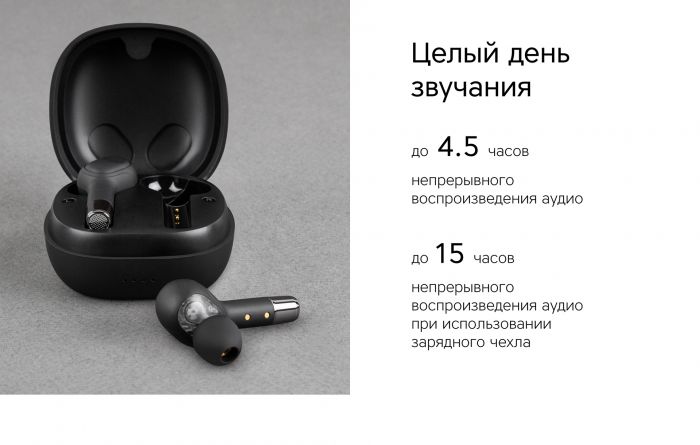 Наушники True Wireless Rombica Mysound Urban, черный