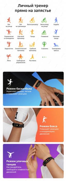 Смарт-браслет Xiaomi Mi Smart Band 6, черный