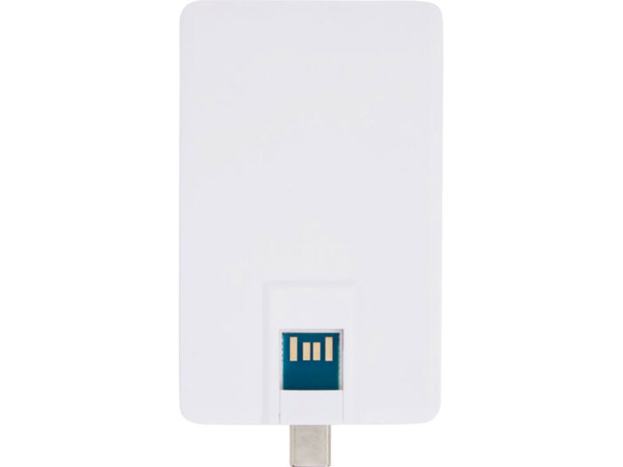 Duo Slim USB-накопитель емкостью 64ГБ и разъемами Type-C и USB-A 3.0, белый