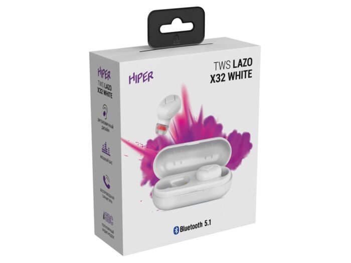 Наушники TWS Lazo X32, белый