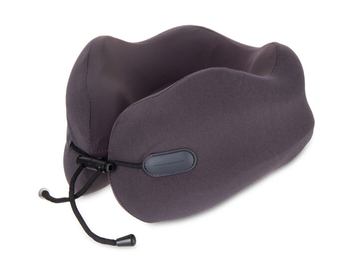 Подушка для путешествий с эффектом памяти Pillow PRO, темно-серый