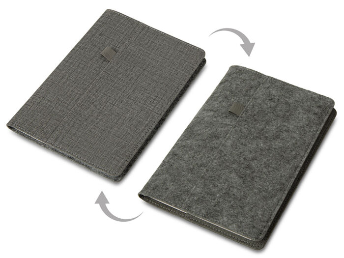 Двустороннее портфолио А5 Felt, серый
