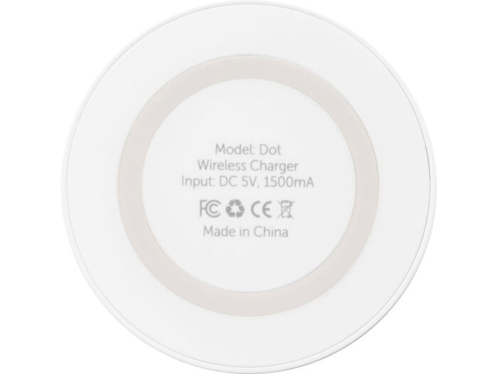 Беспроводное зарядное устройство Dot, 5 Вт, белый