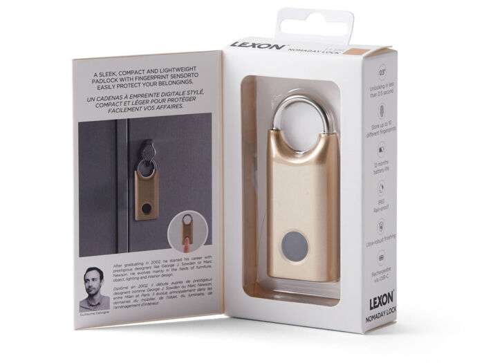 Замок с сенсором Noma Lock, темно-серый GUN