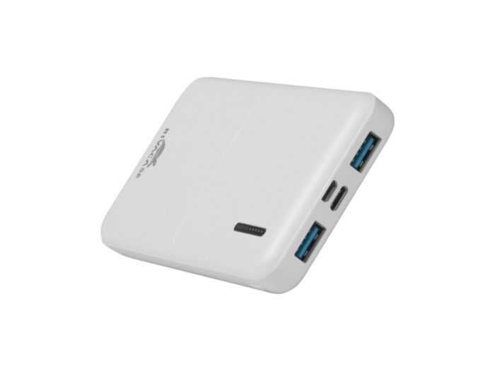 Внешний аккумулятор с быстрой зарядкой QC/PD VA2532, 10000 mAh, белый