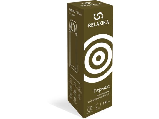 Термос Relaxika 101, 750 мл, хаки