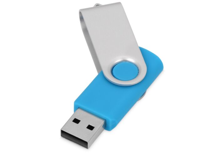 Флеш-карта USB 2.0 8 Gb Квебек, голубой