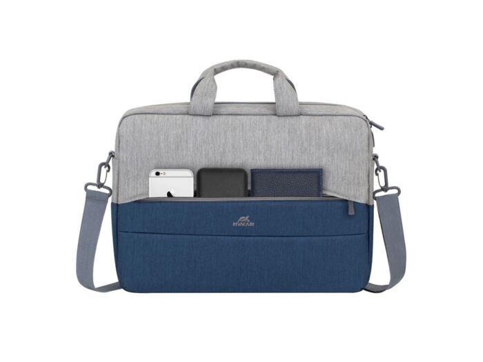 RIVACASE 7532 grey/dark blue сумка для ноутбука 15.6''