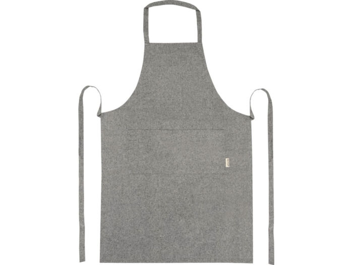 Pheebs 200 g/m2 recycled cotton apron, черный