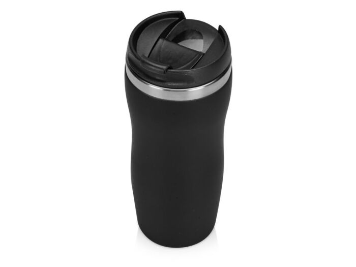 Термокружка Double wall mug С1 soft-touch, 350 мл, черный