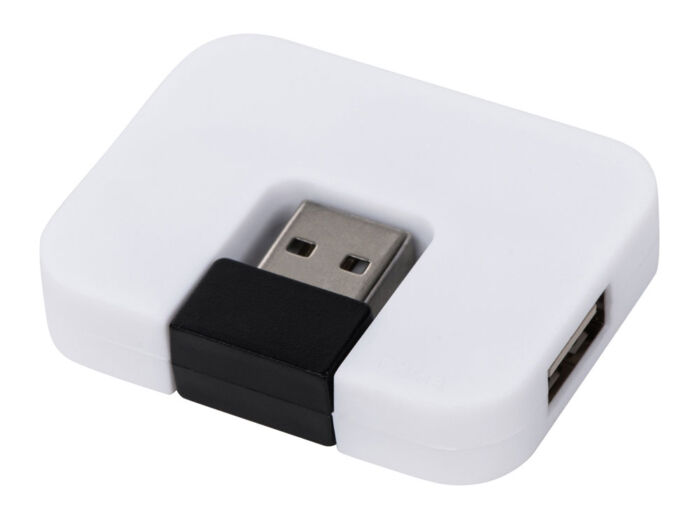 USB Hub Gaia на 4 порта, белый