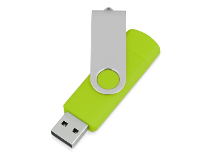 USB/micro USB-флешка 2.0 на 16 Гб Квебек OTG, зеленое яблоко