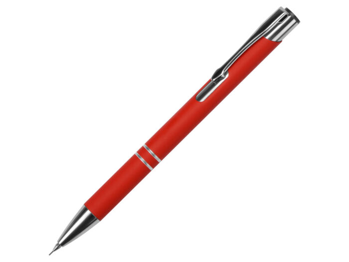 Карандаш механический Legend Pencil soft-touch, красный