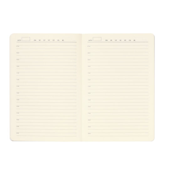 Ежедневник Латте (Latte NEW) недатированный, красный/бежевый