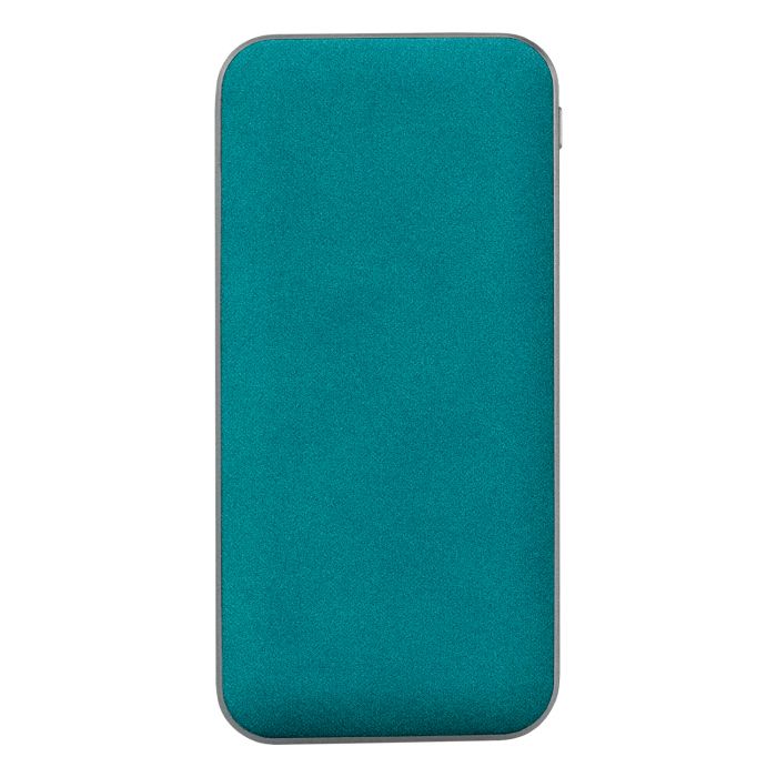 Внешний аккумулятор In Velour 10000 mAh, бирюзовый