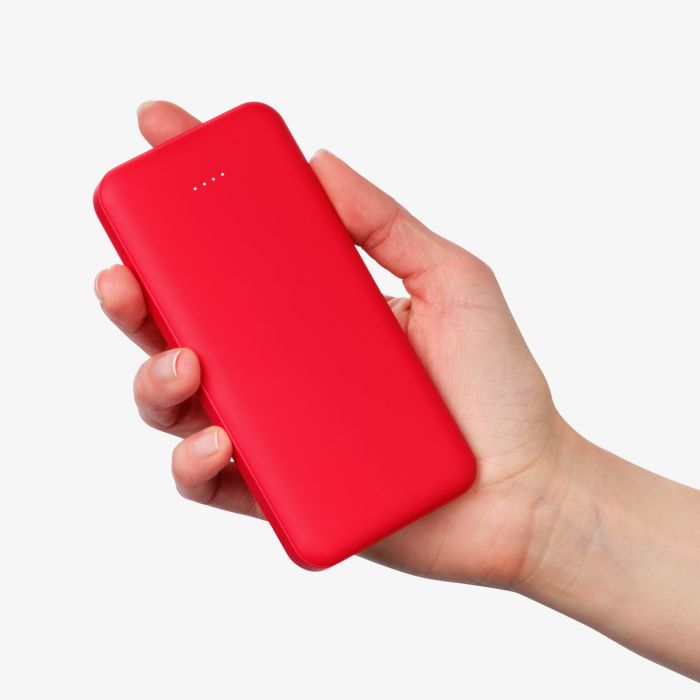 Внешний аккумулятор Elari Plus 10000 mAh, красный