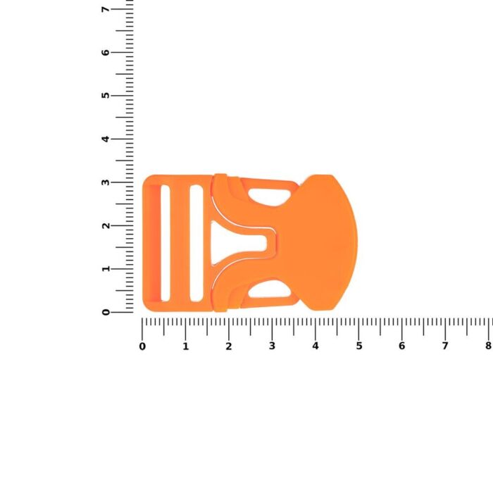 Застежка-пряжка одностороняя Triden, оранжевый неон