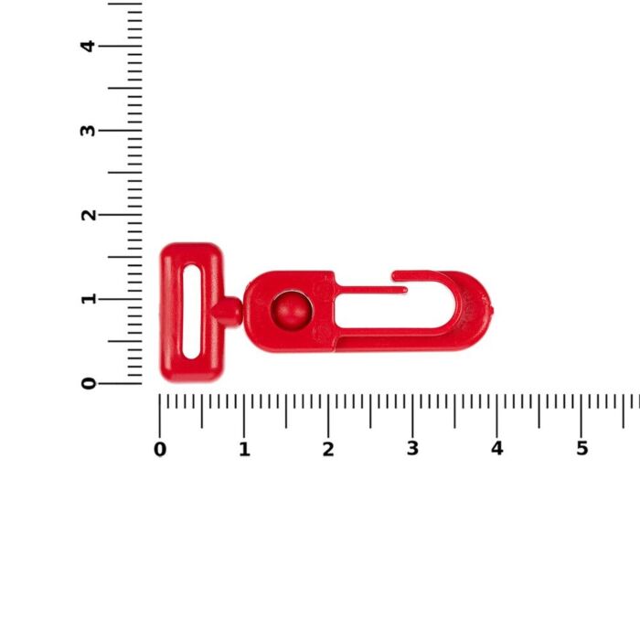 Застежка-карабин Сarabine, S, красный