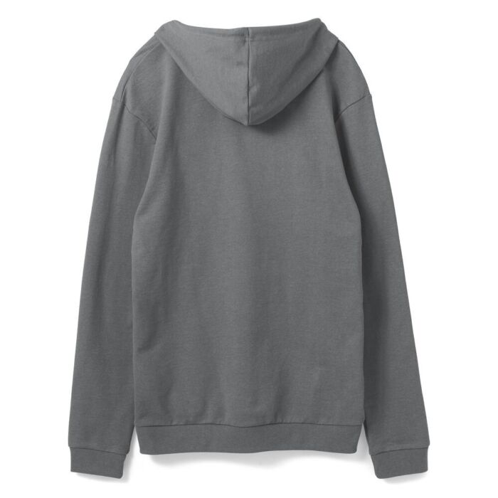 Толстовка с капюшоном унисекс Hoodie, серая (стальная)