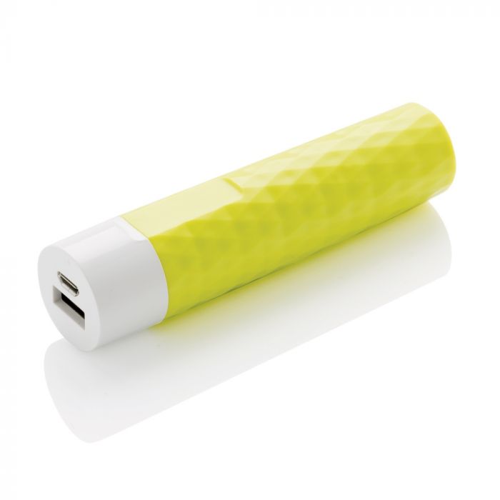 Зарядное устройство Geometric, 2200 mAh, зеленый