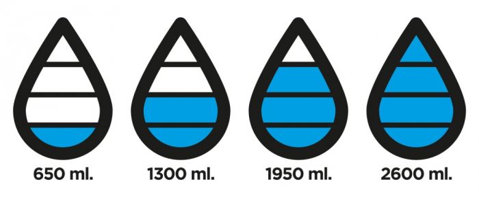 Бутылка для воды Aqua из материала Tritan, черный