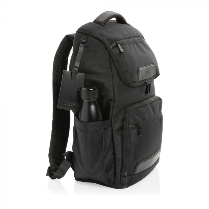 Рюкзак Swiss Peak Voyager из RPET AWARE™ для ноутбука 15,6", черный