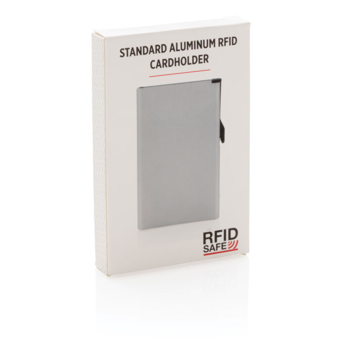 Алюминиевый картхолдер Standard с RFID, серебряный