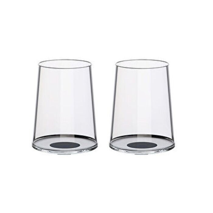 Хрустальный бокал для белого вина на магните Trebonn SplitGlass, 2 шт, 280 мл, черный